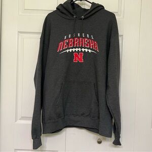 Champion Eco Fleece Nebraska Huskers Hoodie Men’s XL
